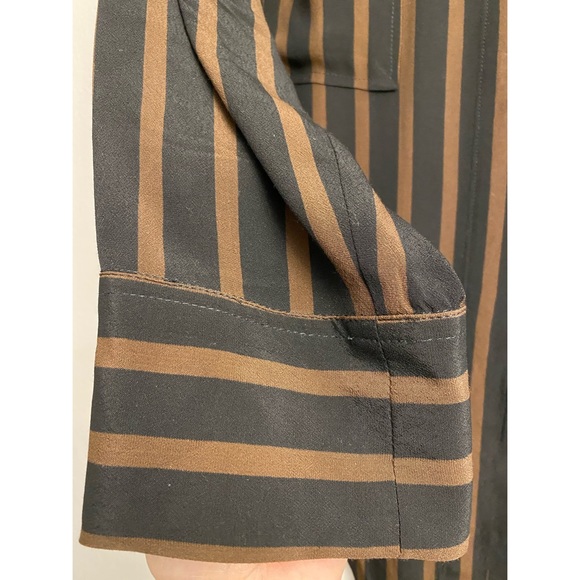 Faithfull The Brand Striped Shirt Bow Tie Front - Picture 7 of 16